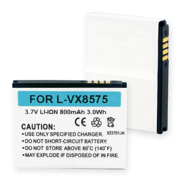 LG VX8575 And CHOC. TOUCH LI-ION 800mAh Cellular Battery