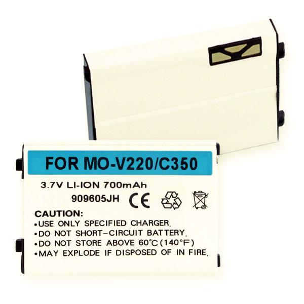 MOT C650  V220 LI-ION 700mAh Cellular Battery