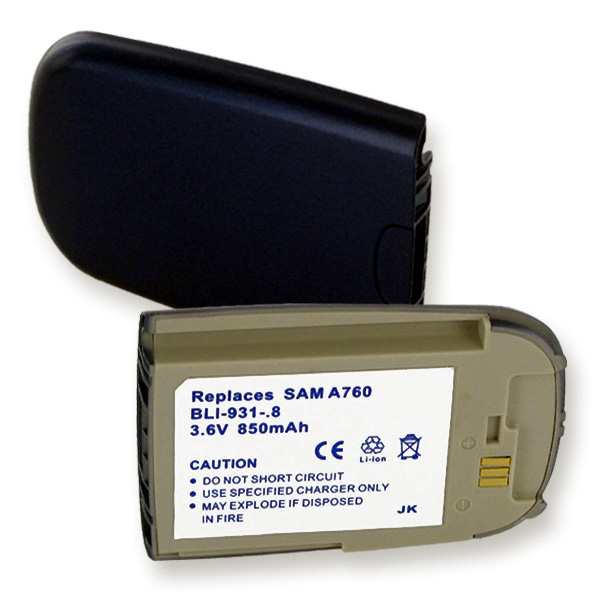SAMSUNG SPH-A760 LI-ION 850mAh Cellular Battery