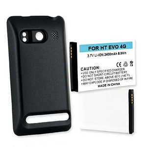 HTC EVO 4G LI-ION 2200mAh/COVER + FREE SHIPPING
