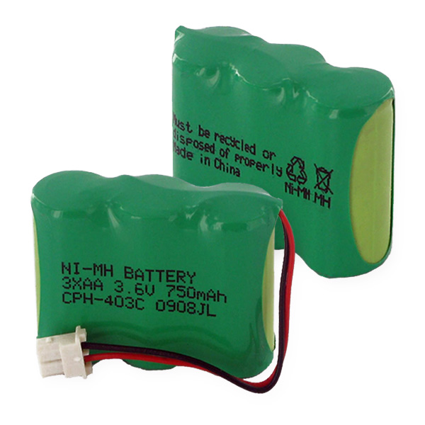 3X2 And 3AA NiMH 750mAh And C CONNECTOR Cordless Battery