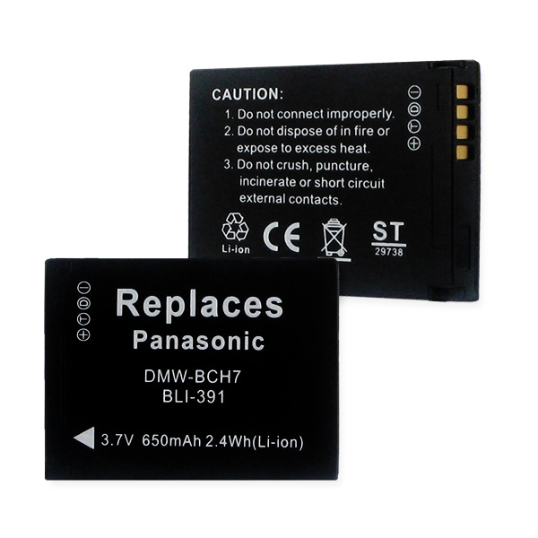 PANASONIC DMW-BCH7 3.7V 650MAH Digital Battery