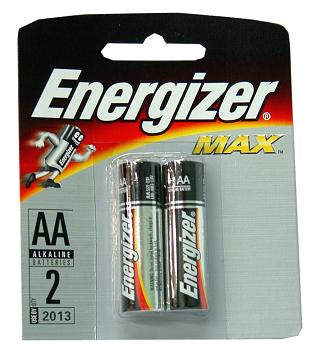 Energizer Max AA - 2 Pack Retail