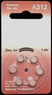 A312 Zinc Air Hearing Aid Batteries - 10 Wheels - 6 Batteries  Per Wheel + FREE SHIPPING!