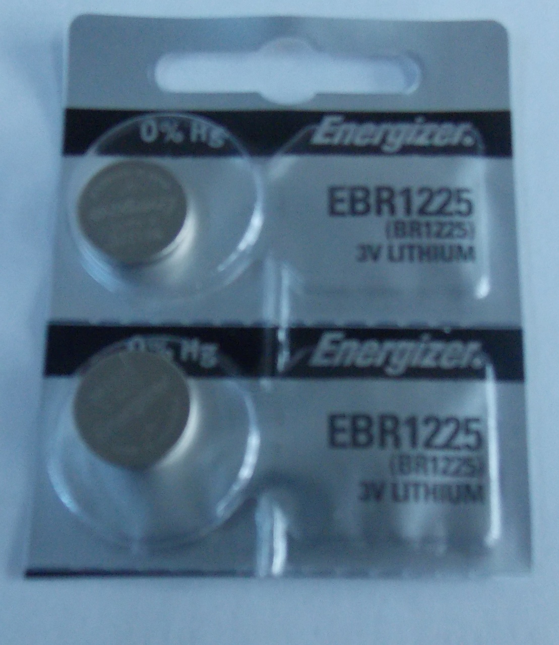 Energizer CR1225 3V Lithium Coin Battery - 2 Pack + FREE SHIPPING!