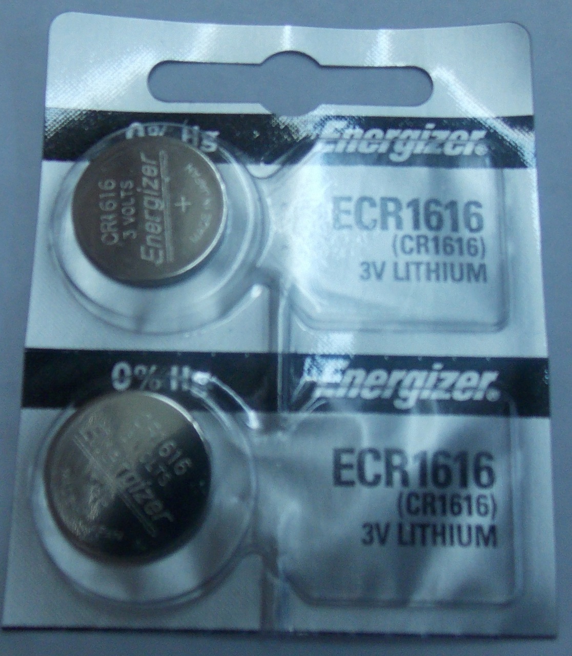 Energizer CR1616 3V Lithium Coin Battery 2 Pack + FREE SHIPPING
