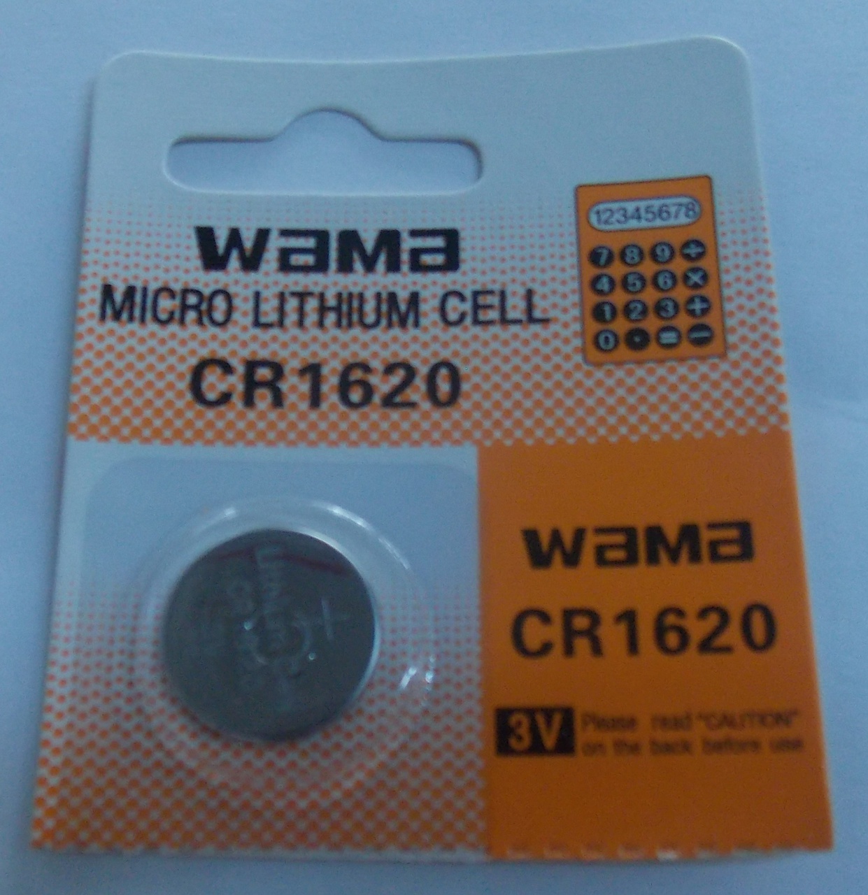 BBW CR1620 3V Lithium Coin Battery