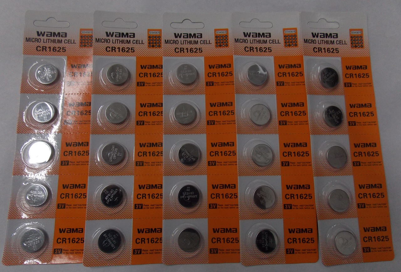 BBW CR1625 3V Lithium Coin Battery 25 Pack + FREE SHIPPING!