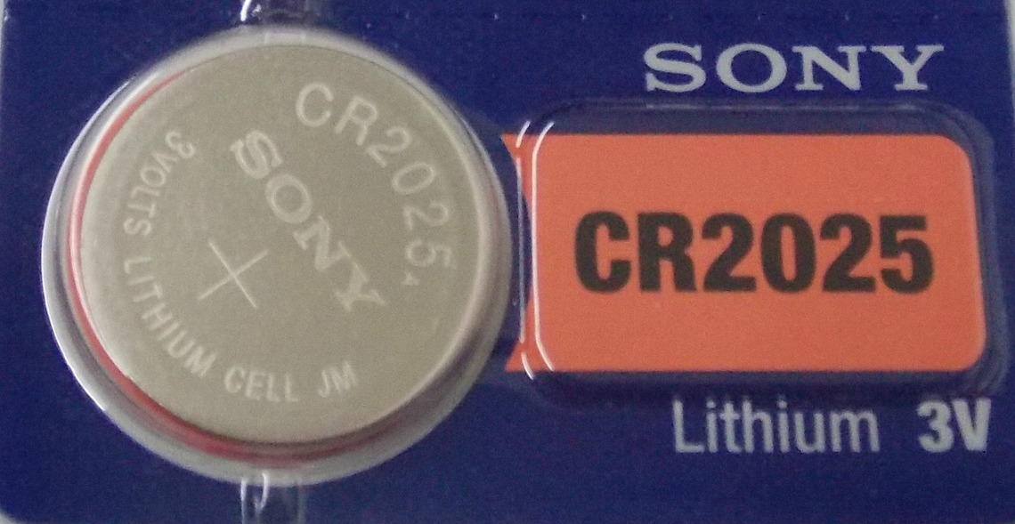 Sony CR2025 3V Lithium Coin Battery - 1 Pack - FREE SHIPPING!