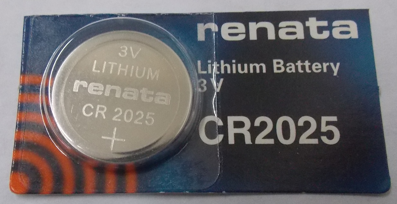 Renata CR2025 3V Lithium Coin Battery