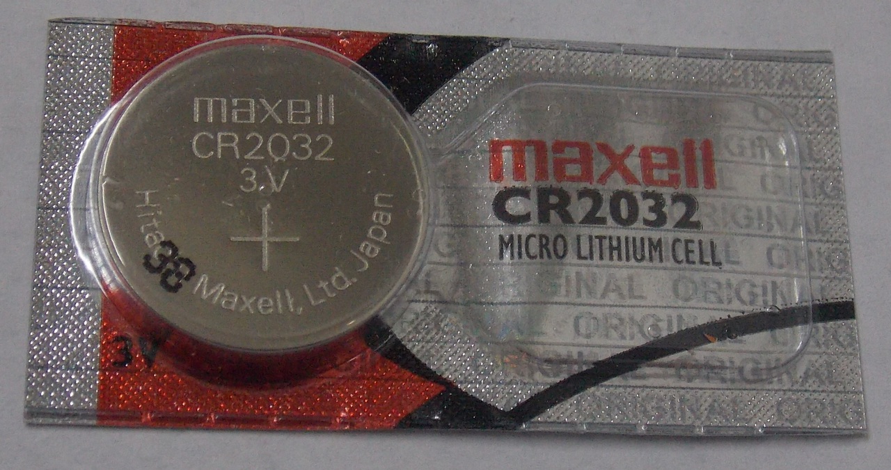 Maxell CR2032 3 Volt Lithium Coin Battery