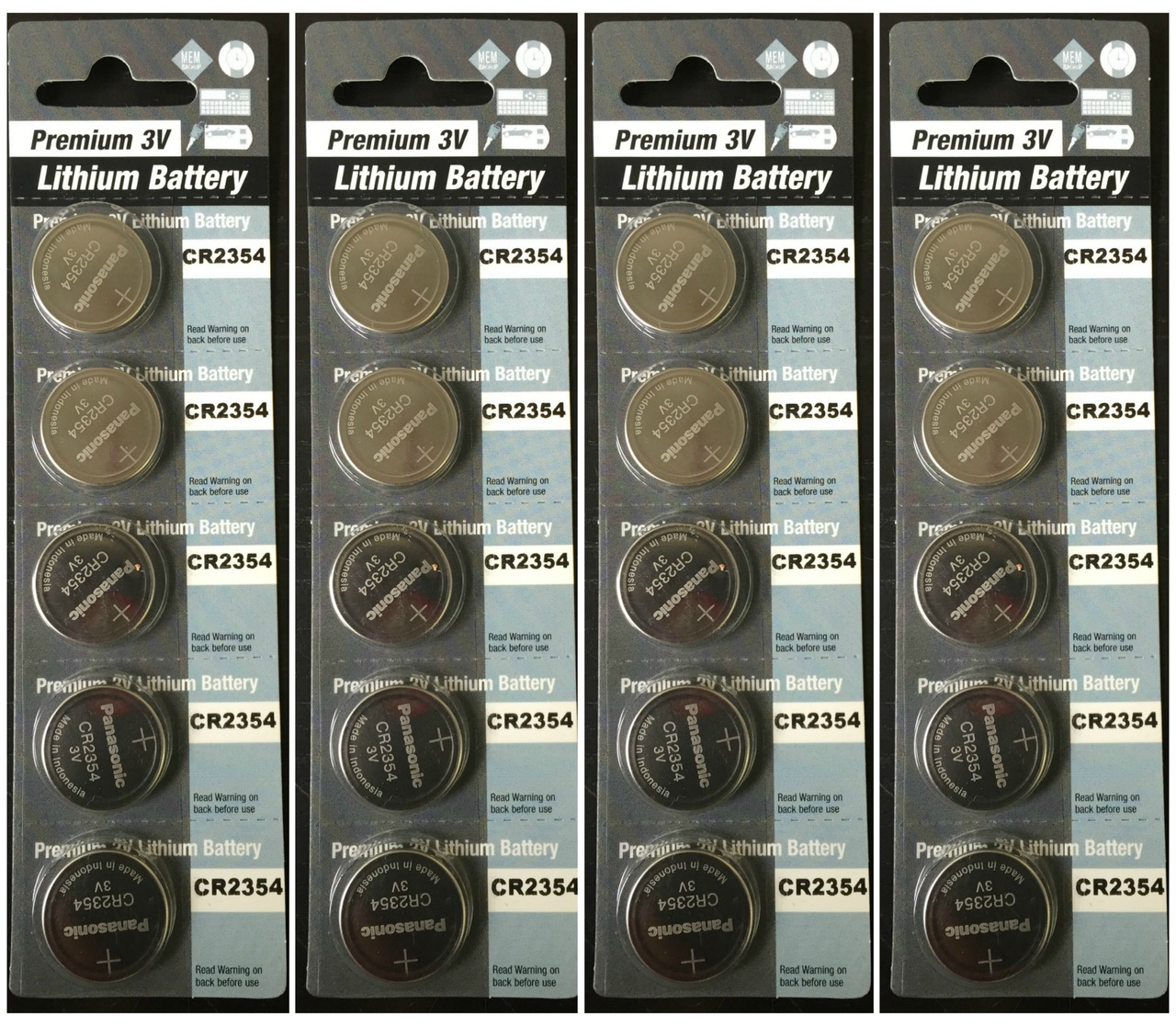 Panasonic CR2354 3V Lithium Coin Battery - 25 Pack +FREE SHIPPING!