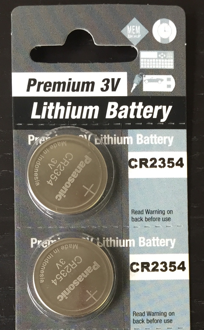 Panasonic CR2354 3V Lithium Coin Battery - 2 Pack +FREE SHIPPING!