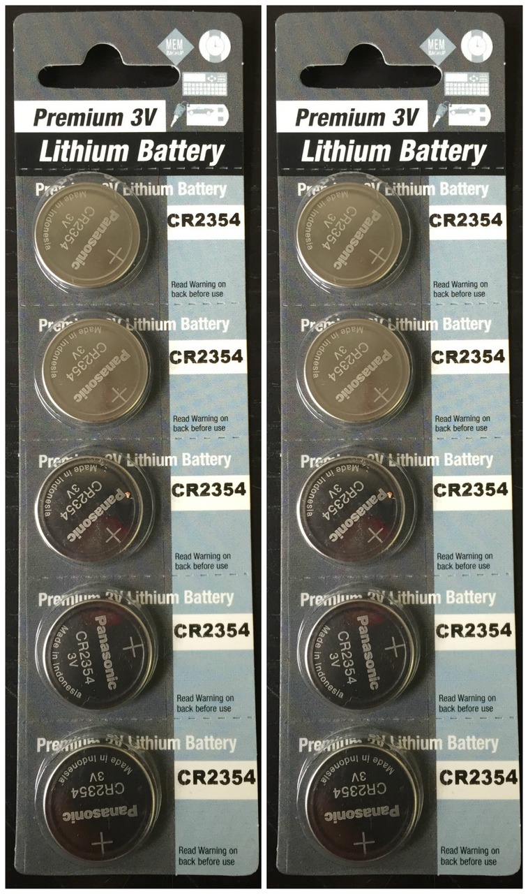 Panasonic CR2354 3V Lithium Coin Battery - 10 Pack +FREE SHIPPING!