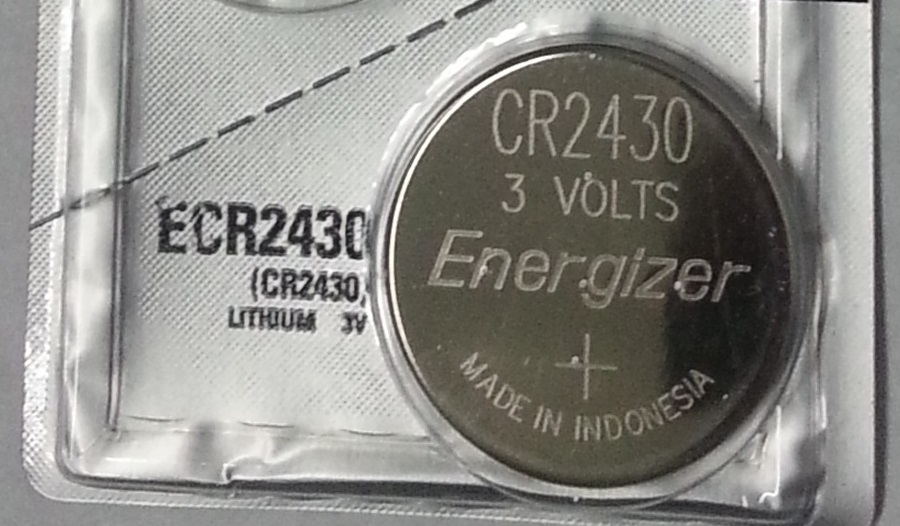 Energizer CR2430 3V Lithium Coin Battery