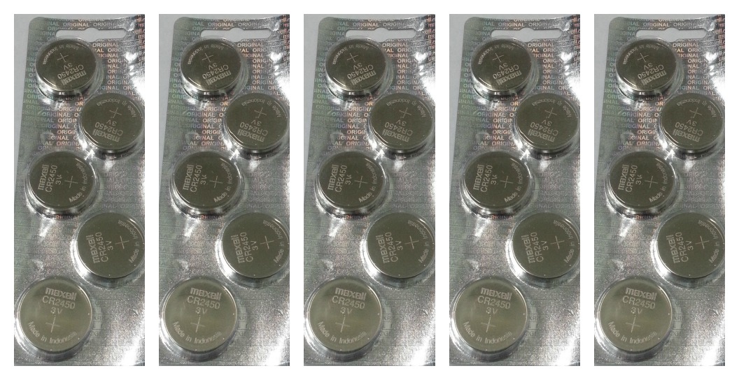 Maxell CR2450 3V Lithium Coin Battery - 25 Pack + FREE SHIPPING!