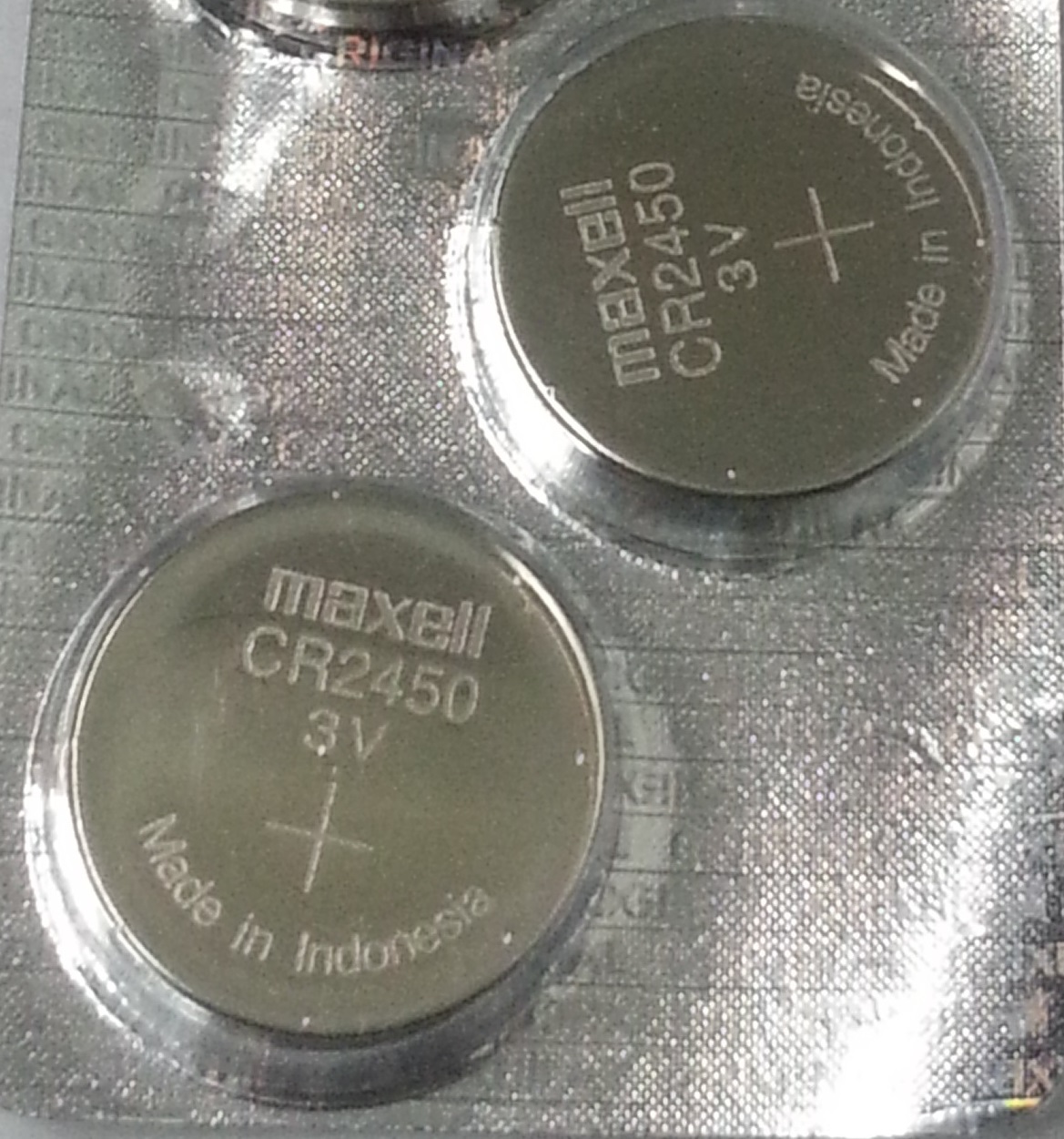 Maxell CR2450 3V Lithium Coin Battery - 2 Pack + FREE SHIPPING!
