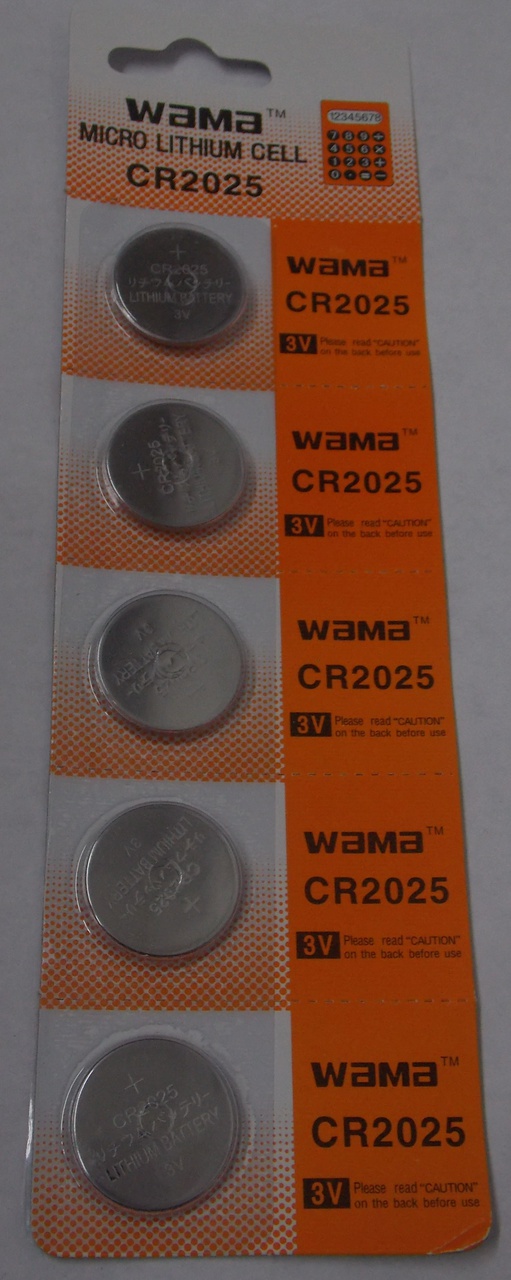 BBW CR2025 3V Lithium Coin Battery 15 Pack + FREE SHIPPING!