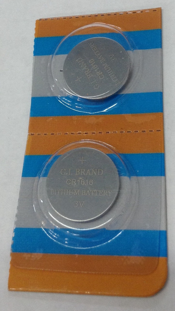 BBW CR1616 3V Lithium Coin Battery 2 Pack + FREE SHIPPING!