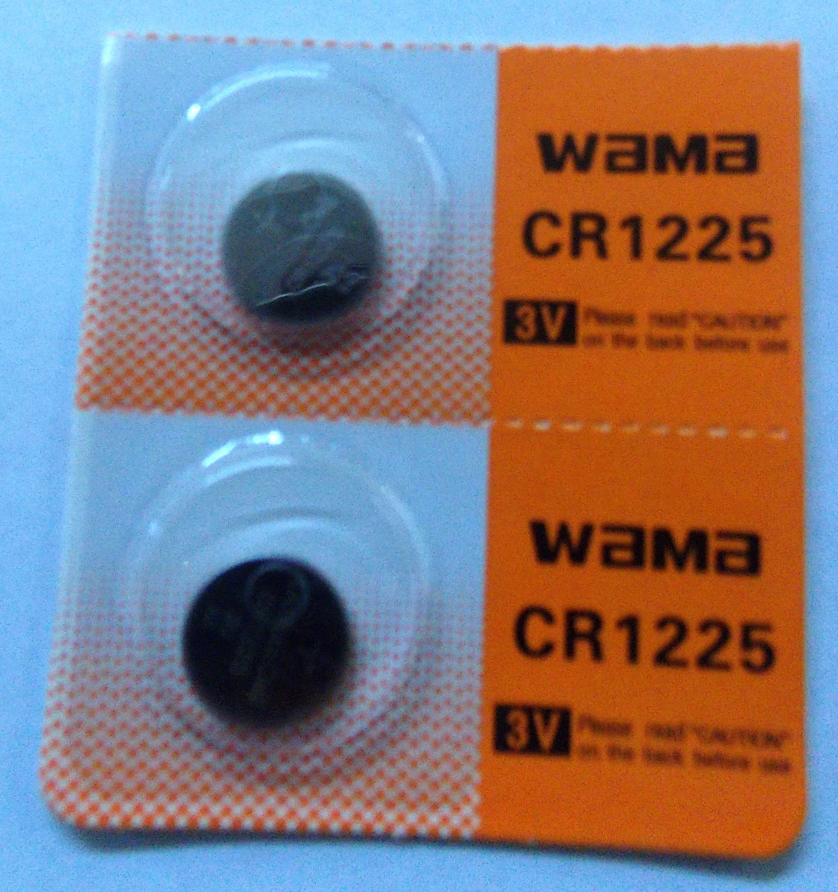 BBW CR1225 3V Lithium Coin Battery - 2 Pack + FREE SHIPPING!