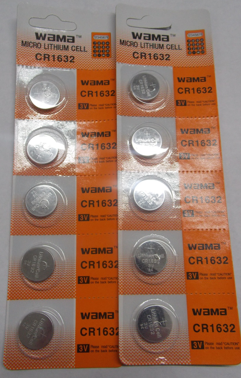 BBW CR1632 3V Lithium Coin Battery 10 Pack + FREE SHIPPING!