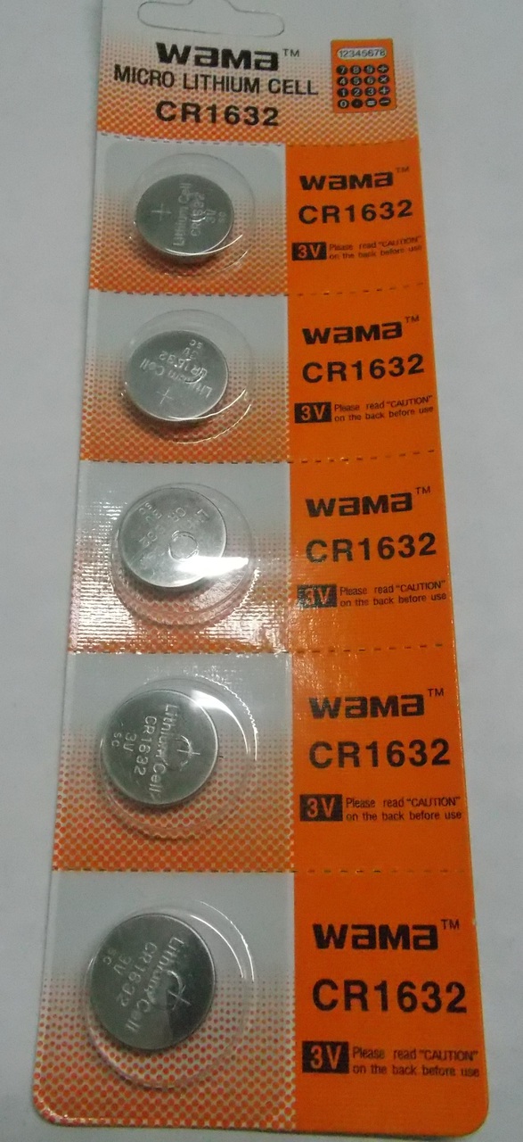 BBW CR1632 3V Lithium Coin Battery 100 Pack  - FREE SHIPPING!