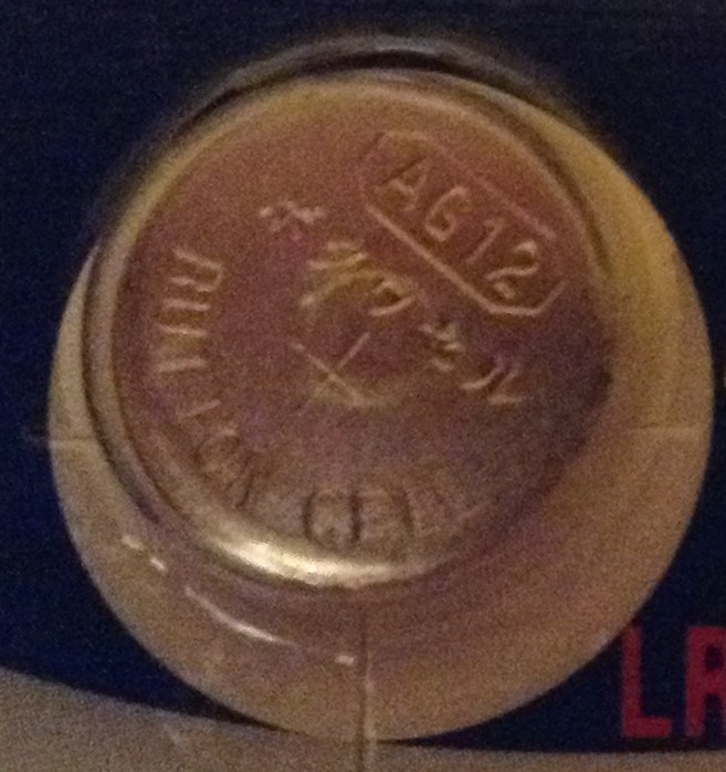 AG12 / LR43 Alkaline Button Watch Battery 1.5V
