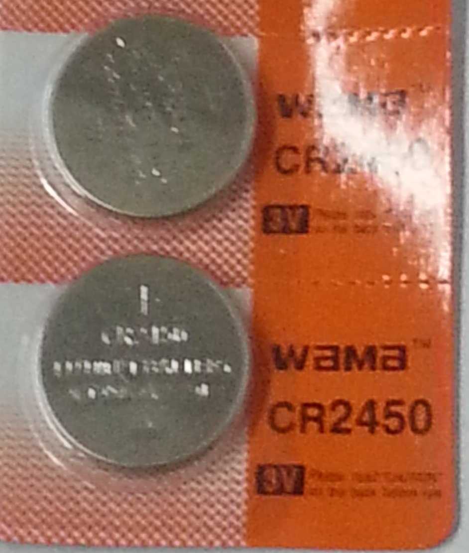 BBW CR2450 3V Lithium Coin Battery 2 Pack - FREE SHIPPING!