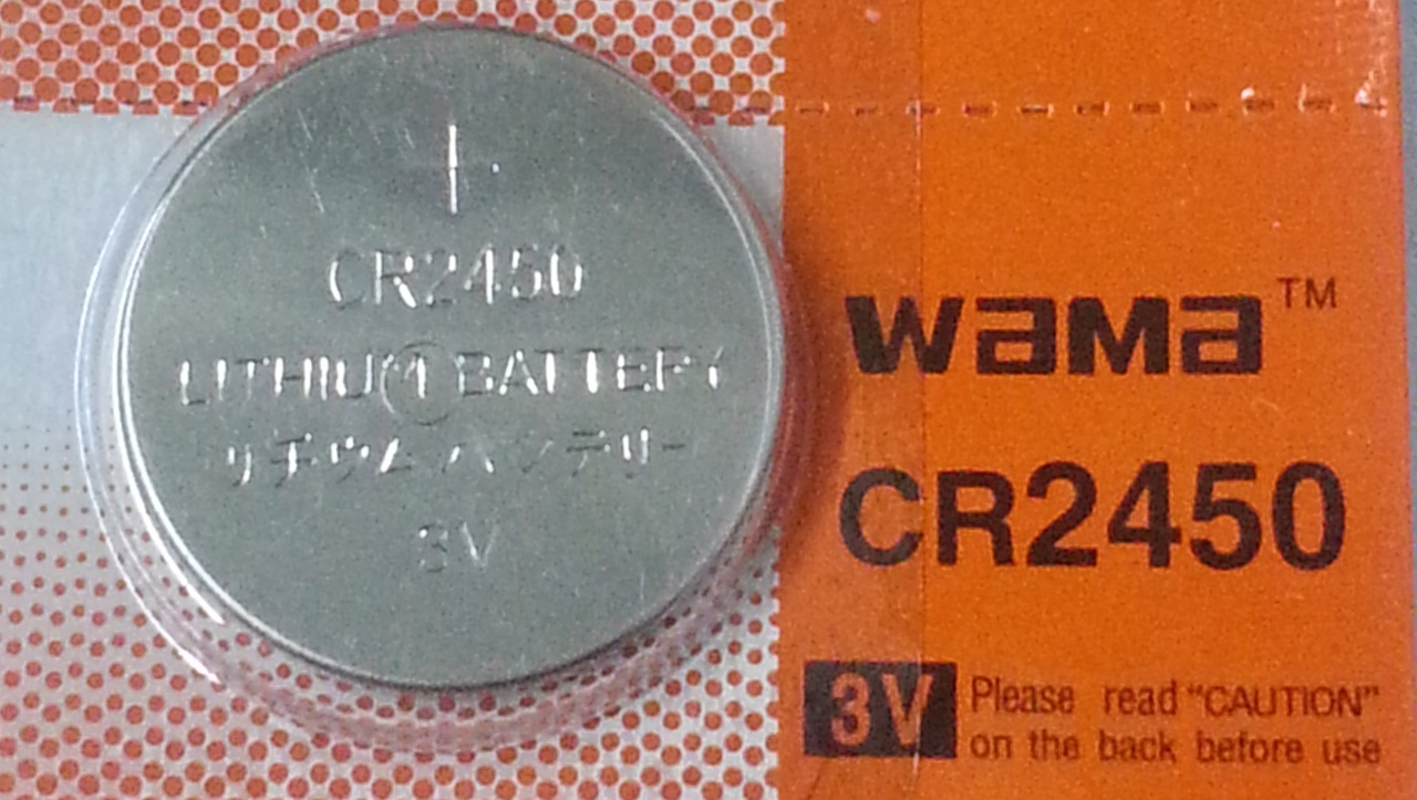 BBW CR2450 3V Lithium Coin Battery 1 Pack - FREE SHIPPING!