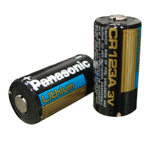 Panasonic CR123A 3.0V Photo Lithium Battery - 48 Pack + FREE SHIPPING