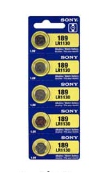 Sony LR1130 Alkaline Button Watch Battery 1.5V - 50 Pack +FREE SHIPPING!