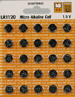Maxell LR1120 Alkaline Button Watch Battery 1.5V - 100 Pack + FREE SHIPPING!