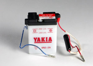 6 Volt 2 AMP Motorcycle And Power Sport Battery (6N2-2A)