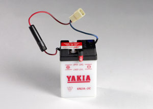 6 Volt 2 AMP Motorcycle And Power Sport Battery (6N2A-2C)