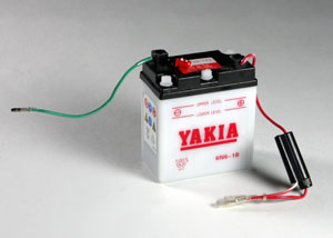 6 Volt 6 AMP Motorcycle And Power Sport Battery (6N6-1B)