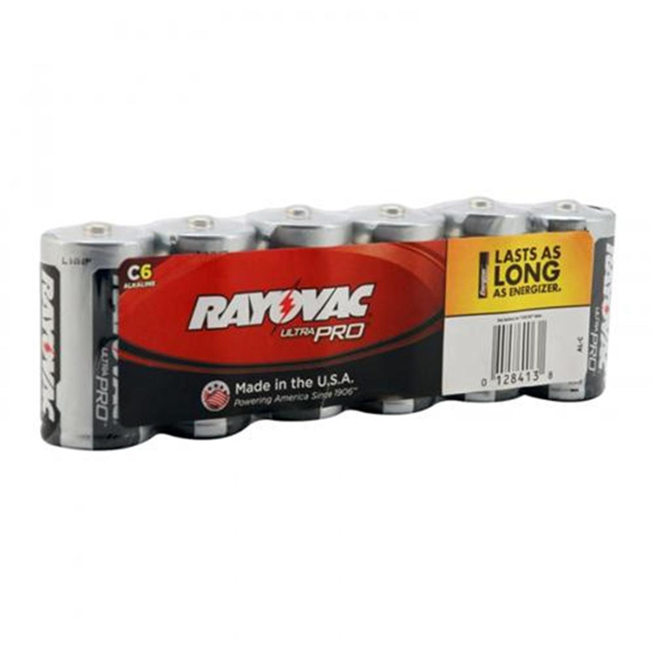 Rayovac  UltraPRO Alkaline C Batteries 6-Pack + FREE SHIPPING!