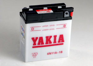 6 Volt 11 AMP Motorcycle And Power Sport Battery (6N11A-1B)
