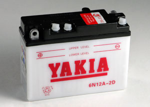 6 Volt 12 AMP Motorcycle And Power Sport Battery (6N12A-2D)