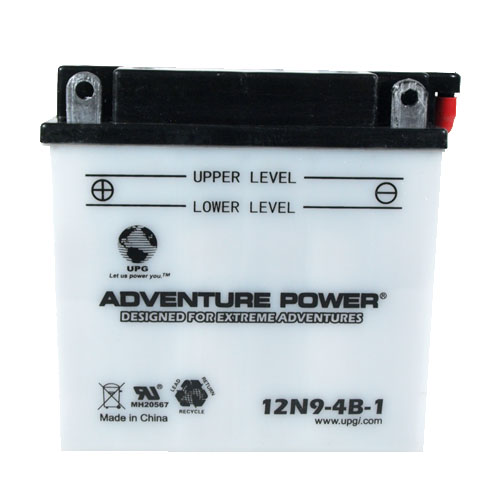 12N9-4B-1 12 Volt 9 Amp Hrs Conventional Power Sport Battery