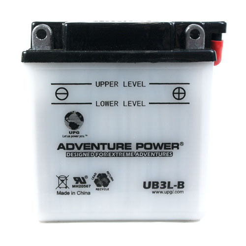 YB3L-B 12 Volt 3 Amp Hrs Conventional Power Sport Battery