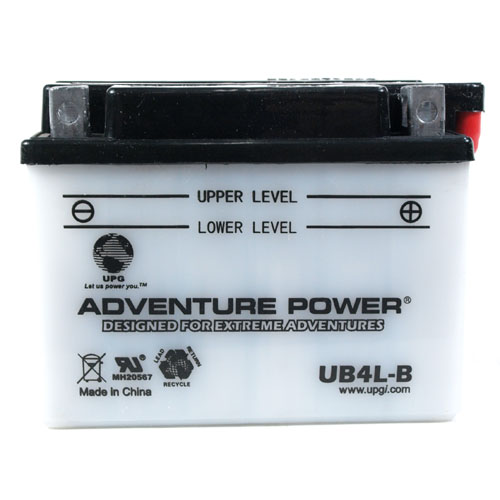 YB4L-B 12 Volt 4 Amp Hrs Conventional Power Sport Battery