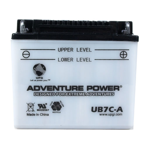 YB7C-A 12 Volt 8 Amp Hrs Conventional Power Sport Battery