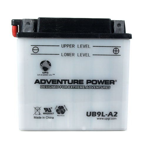 YB9L-A2 12 Volt 9 Amp Hrs Conventional Power Sport Battery