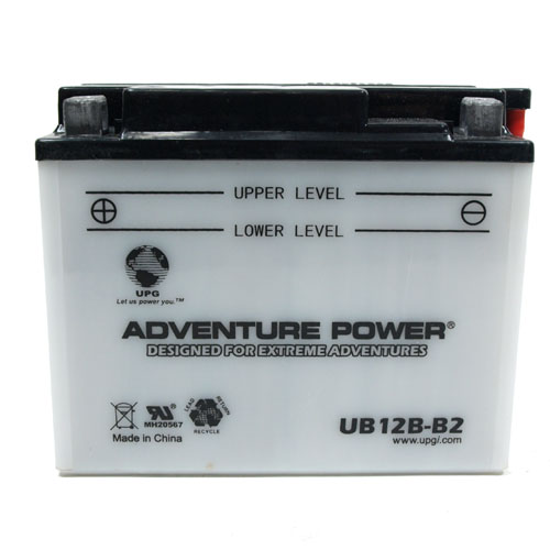 YB12B-B2 12 Volt 12 Amp Hrs Conventional Power Sport Battery