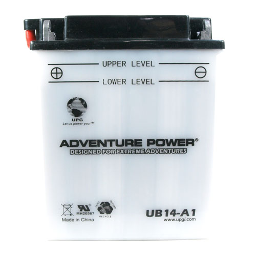 YB14-A1 12 Volt 14 Amp Hrs Conventional Power Sport Battery