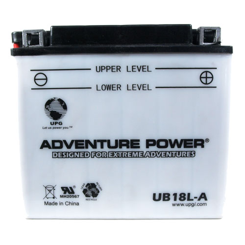 YB18L-A 12 Volt 18 Amp Hrs Conventional Power Sport Battery