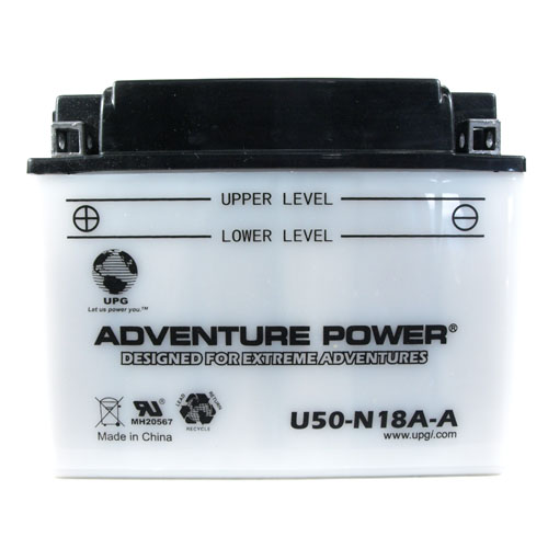 Y50-N18A-A 12 Volt 20 Amp Hrs Conventional Power Sport Battery