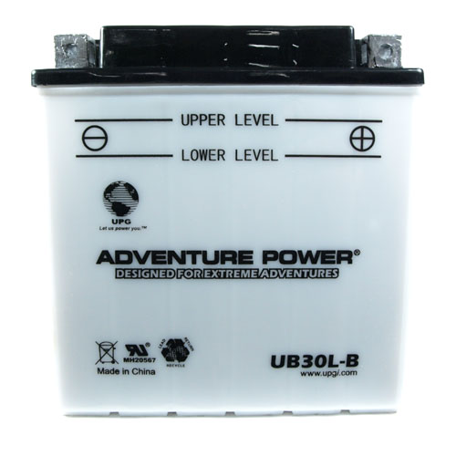 YB30L-B 12 Volt 30 Amp Hrs Conventional Power Sport Battery