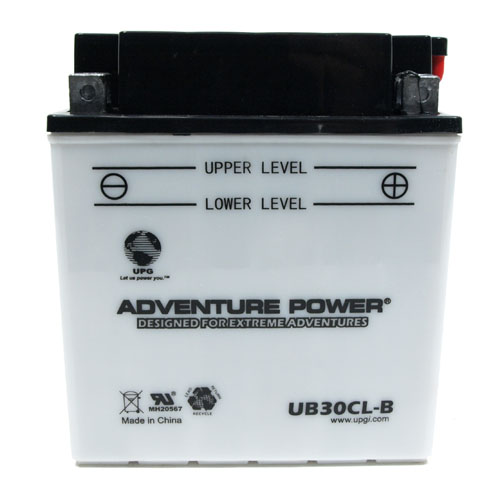 YB30CL-B 12 Volt 30 Amp Hrs Conventional Power Sport Battery