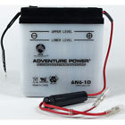 6N6-1D 6 Volt 6 Amp Hrs Conventional Power Sport Battery